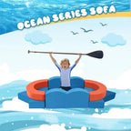 Ocean Adventure Modular Kids Play Couch
