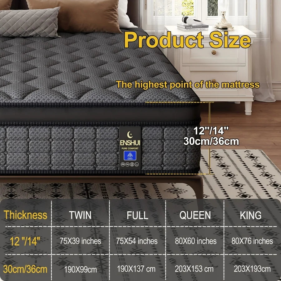 Serenity Hybrid Euro Top Mattress