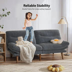 FlexLounge Corduroy Convertible Sleeper Sofa