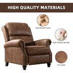 Refined Leather Recliner Chair