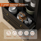Heritage Glass Door Pantry Cabinet