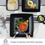 Soho Square Porcelain Dinnerware Collection