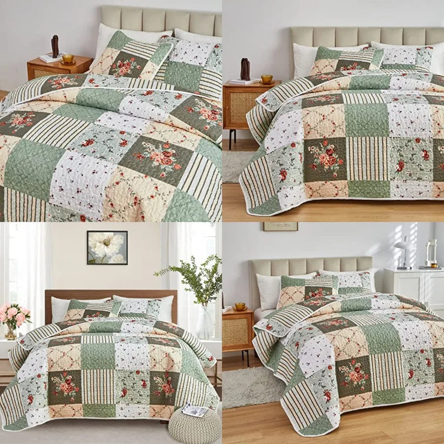 Meadowbrook Patchwork Quilt Set