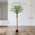 Paradise Palm Faux Tree Set – Lifelike Indoor & Outdoor Decor (2-Pack)