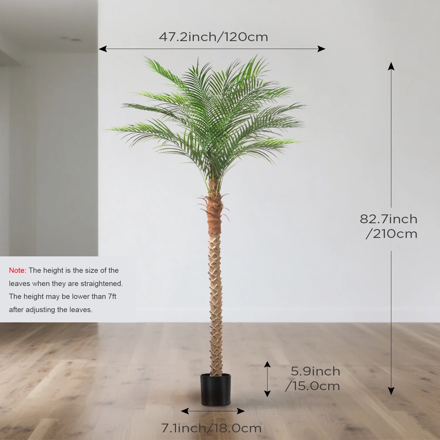 Paradise Palm Faux Tree Set – Lifelike Indoor & Outdoor Decor (2-Pack)