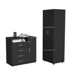 London & Rioja 2-Piece Wardrobe and 4-Drawer Dresser Set