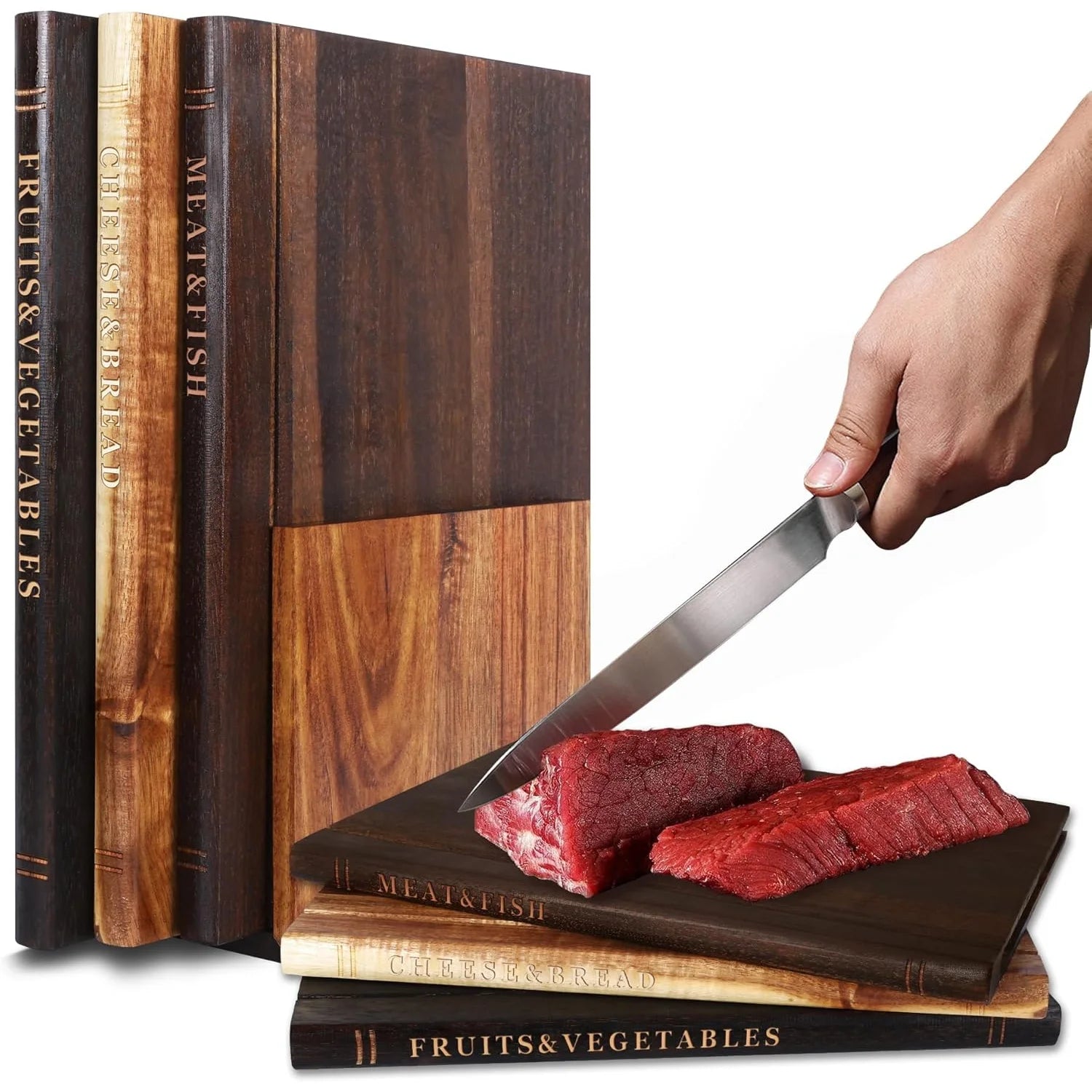 Willow Grove Acacia Cutting Board Set