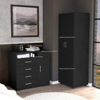 London & Rioja 2-Piece Wardrobe and 4-Drawer Dresser Set