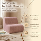 Lightweight Kids' Corduroy Lounge Sofa