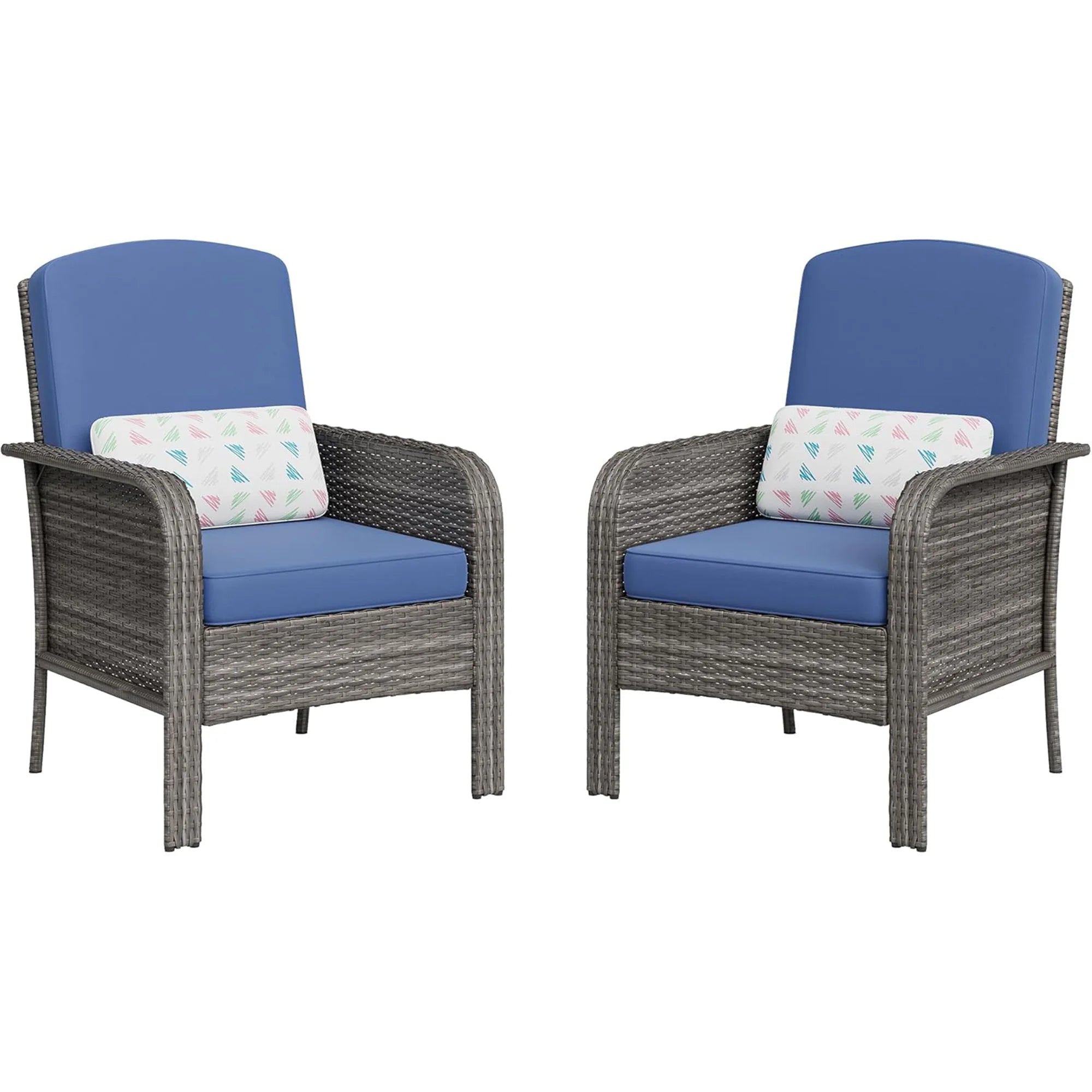 Haven Ridge Lane 2-Piece Wicker Patio Conversation Set