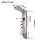 Shower Panel Tower with Digital Display, Rainfall, Mist & Body Jets