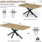 Heritage Extendable Farmhouse Dining Table – Seats 4 to 8