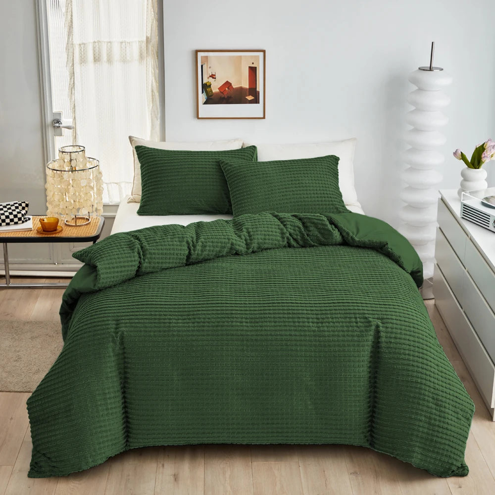 Haven Bloom Velvet Dot Duvet Cover Set – 3 Piece