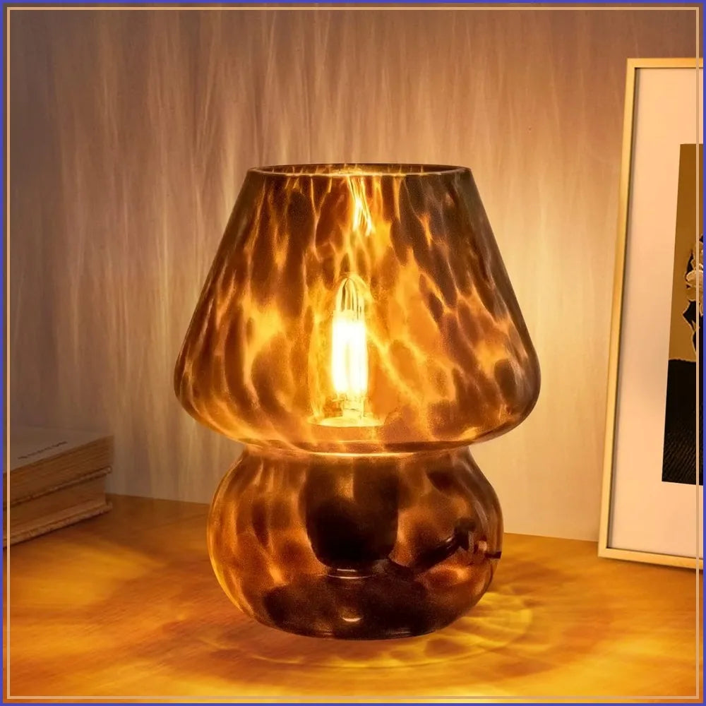 Haven Glow Vintage Mushroom Table Lamp