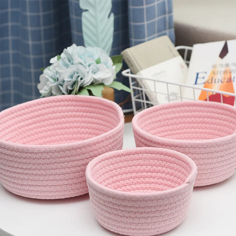 Willow Nest Cotton Rope Storage Basket