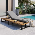 Coastal Retreat Adjustable Patio Chaise Lounge Set