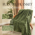 CloudNest Ultra-Soft 3D Plush Fleece Throw Blanket