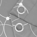 LunaShield Blackout Thermal Foil Grommet Curtain Panels – 4 Piece Set