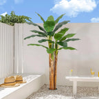 Tropical Haven Faux Banana Tree