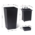 Haven Ridge Self-Watering Planter Pot Set – 2 Piece