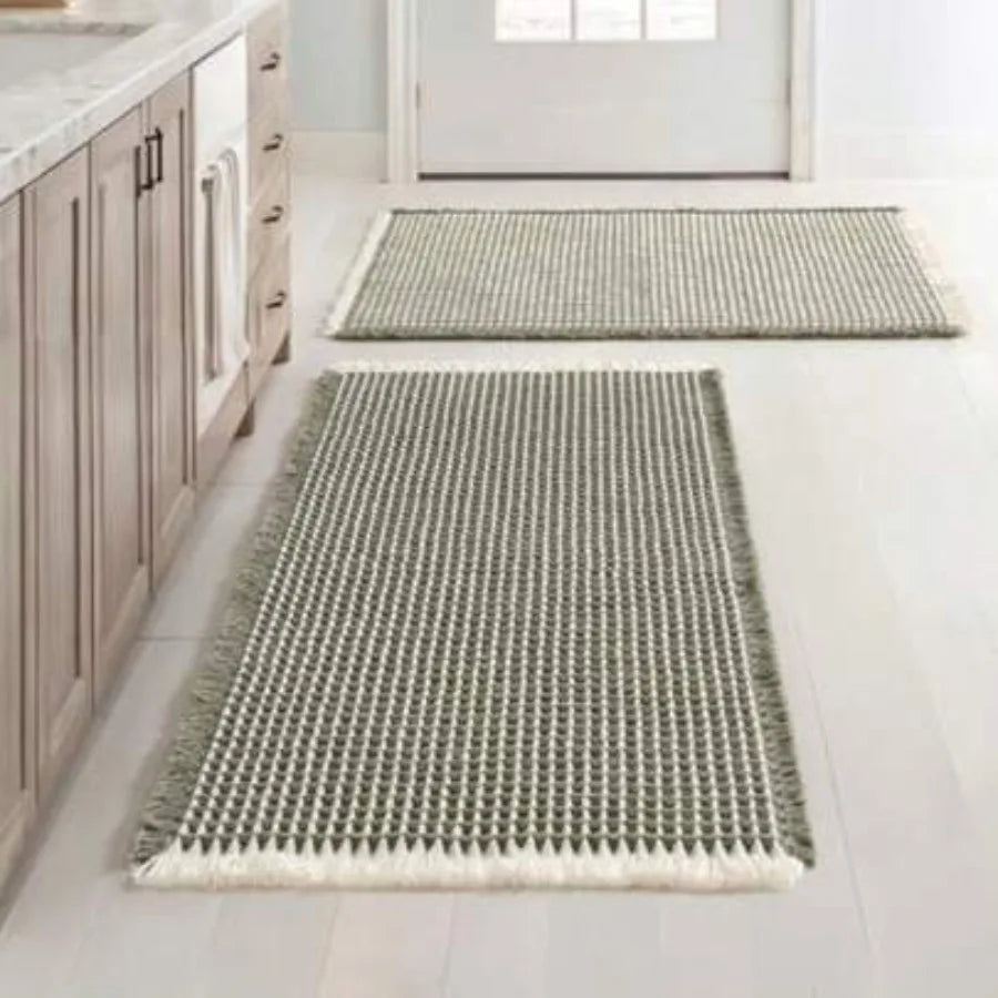 Haven Waffle Bath Rug Set