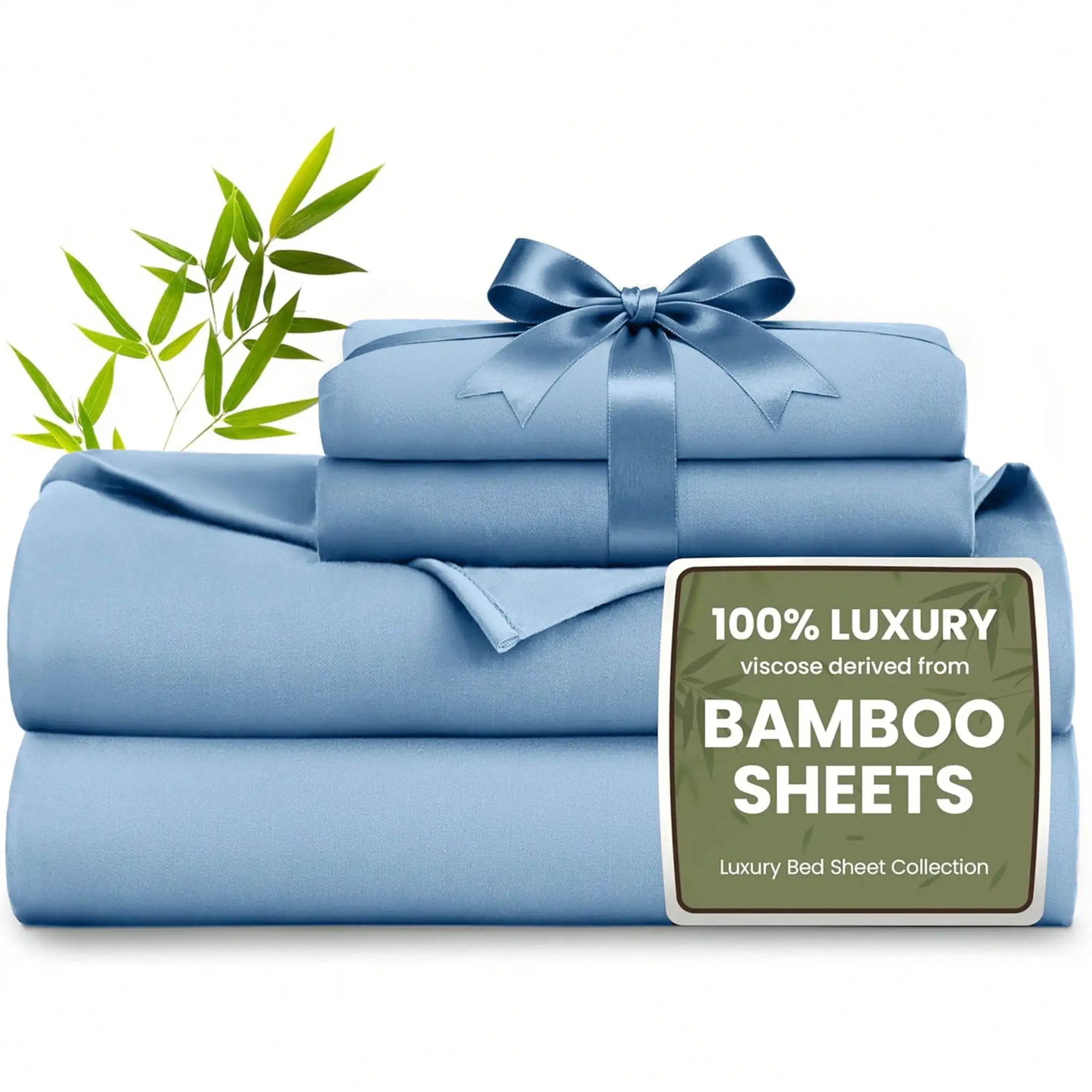 Haven Ridge Luxe Bamboo Viscose Bedding Set – 4 Piece