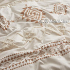 Desert Haven Boho Terracotta Duvet Cover Set – 3 Piece