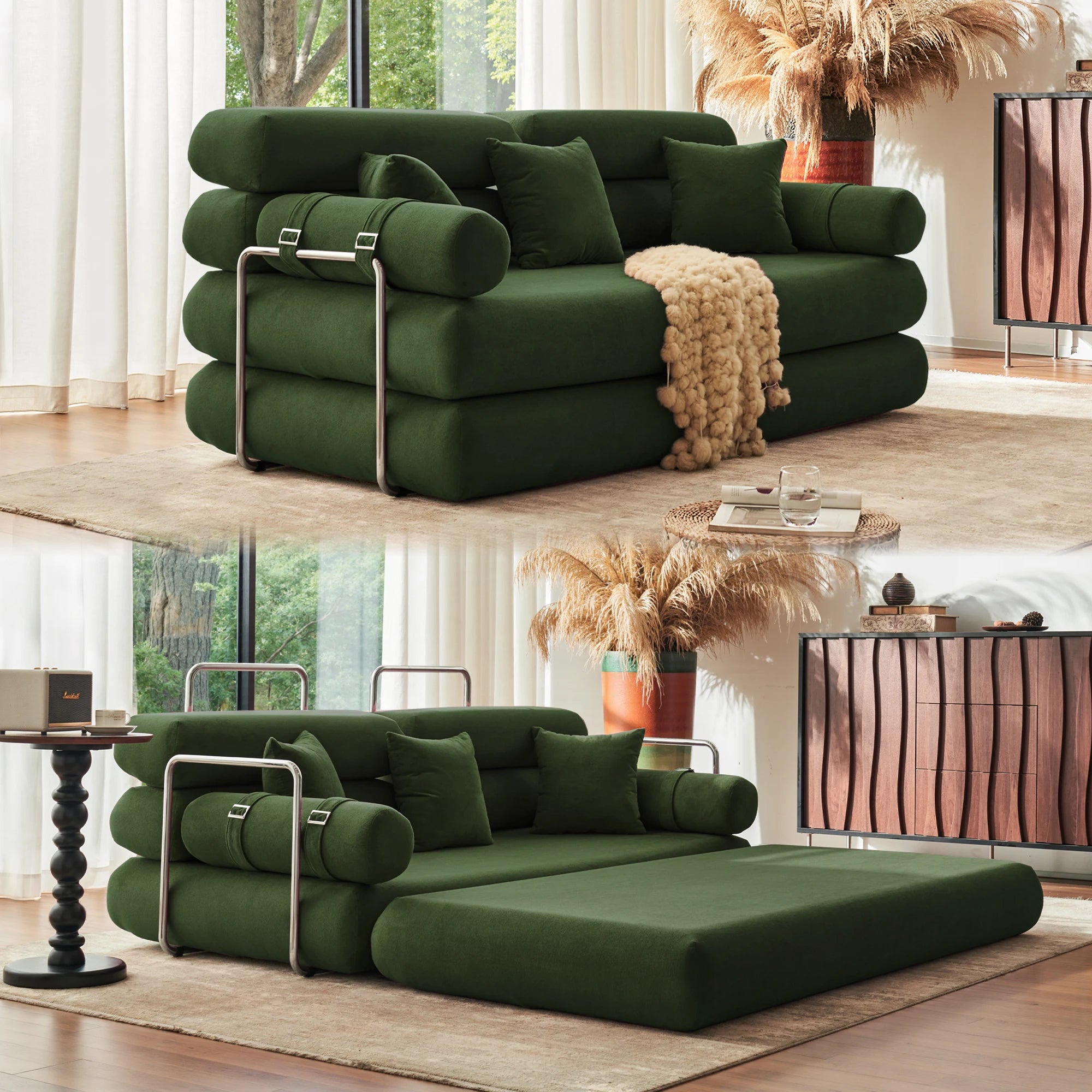 FlexLounge Convertible Sleeper Chair & Floor Sofa Bed