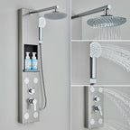 Cascade Spa Luxury Shower Panel System with LED Temperature Display