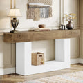 Farmhouse 2-Tier Console Table