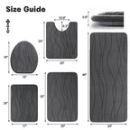 Haven Cloud Memory Foam Bathroom Rug Collection