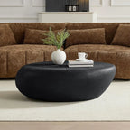 Sculpted Oval Coffee Table