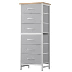 HavenNest Slim 6-Drawer Fabric Storage Dresser