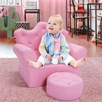 Princess Chair & Ottoman Set