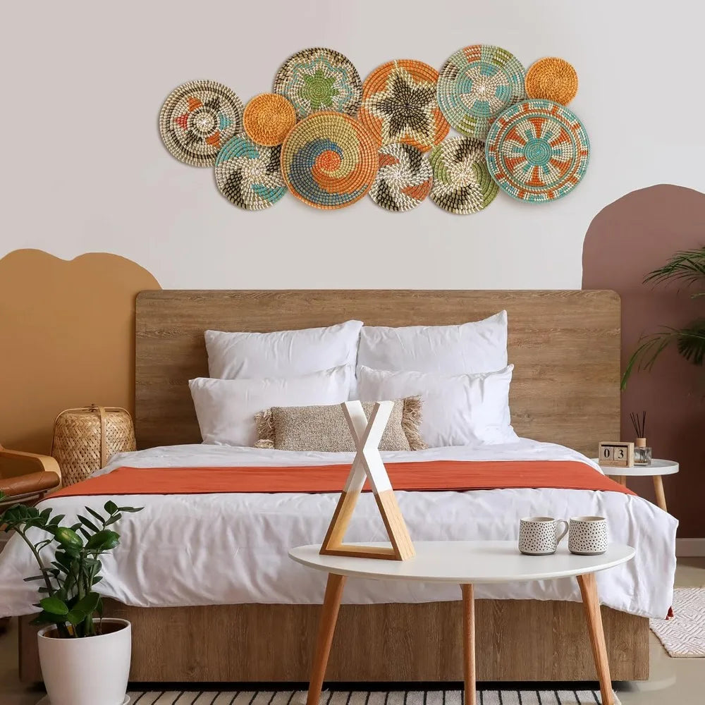 Willow Haven Boho Woven Wall Basket Collection