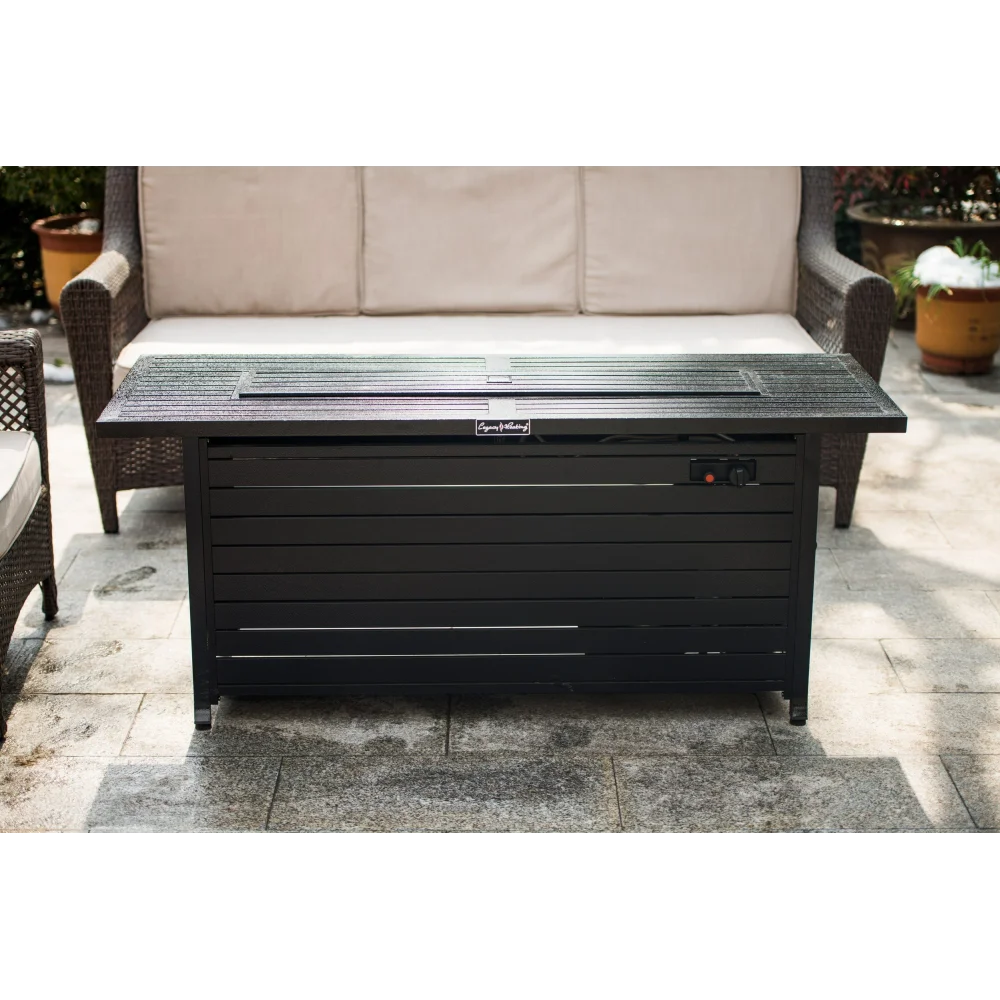 Stone Ridge 57-Inch Outdoor Propane Fire Dining Table
