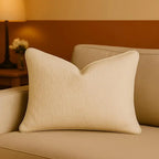Willow Haven Ivory Textured Accent Pillow
