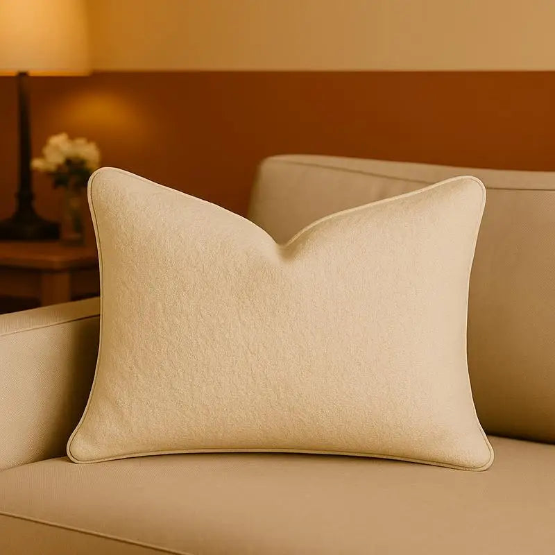 Willow Haven Ivory Textured Accent Pillow