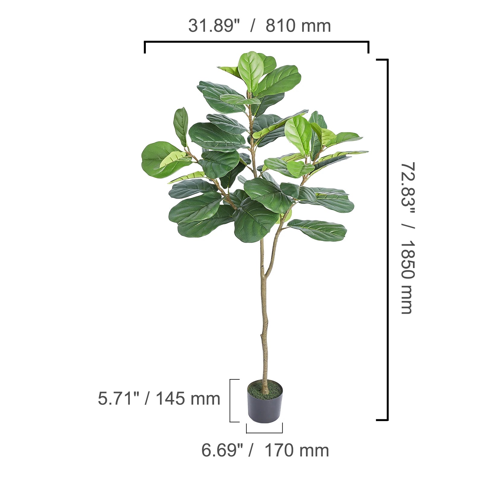 Mediterranean Faux Olive Tree – 4FT, 5FT & 6FT