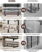 Heritage Over-the-Door Towel Storage Rack – 6 Tier