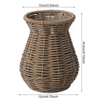 Willow Weave Decorative Vase