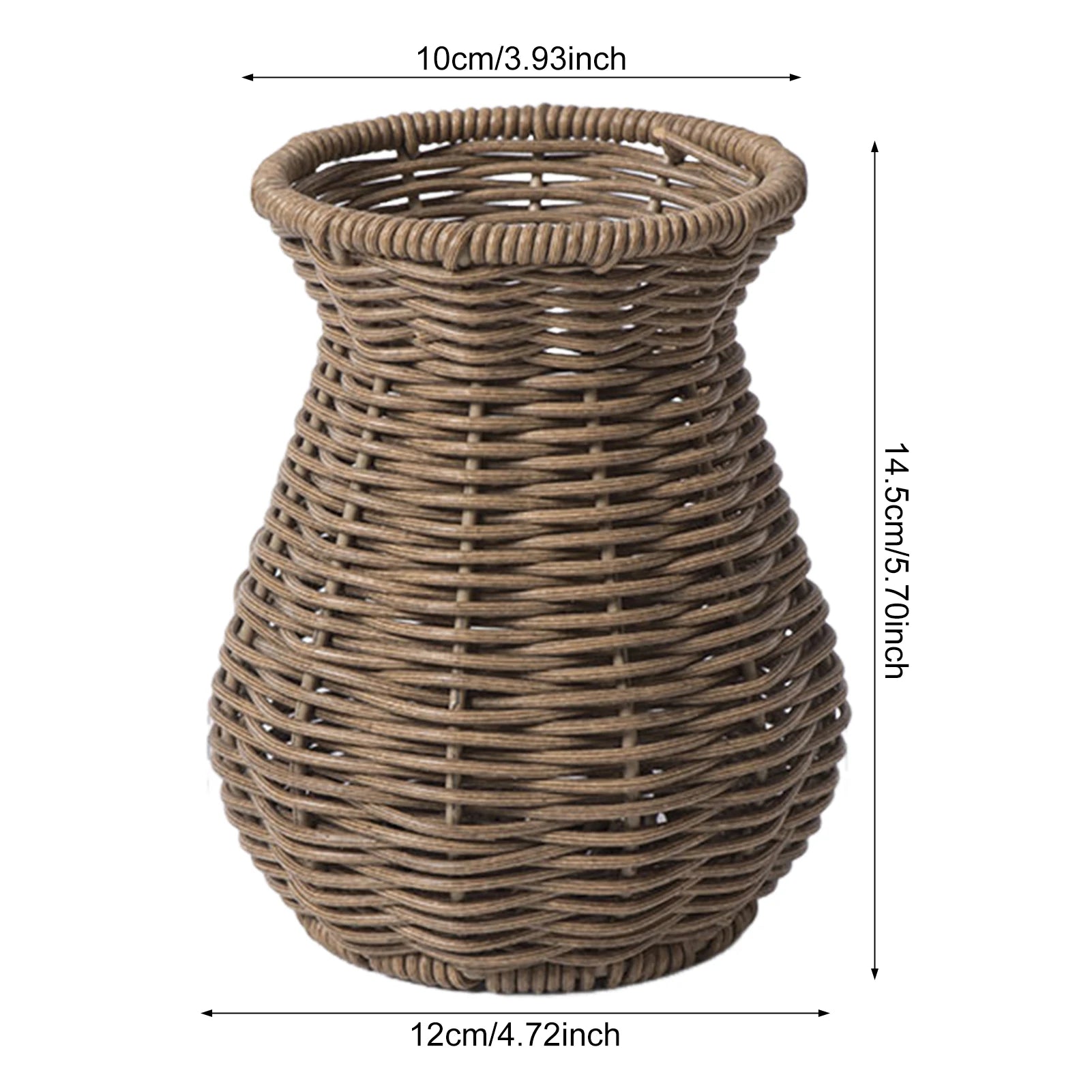 Willow Weave Decorative Vase