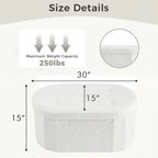 Havenridge Teddy Storage Ottoman Bench