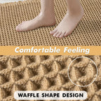 Haven Waffle Tassel Bath Rug Set