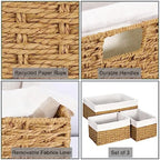 Willow Haven Woven Storage Basket Collection – Set of 3