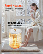 Serenity Spa Heated Towel Warmer Bucket with Aromatherapy