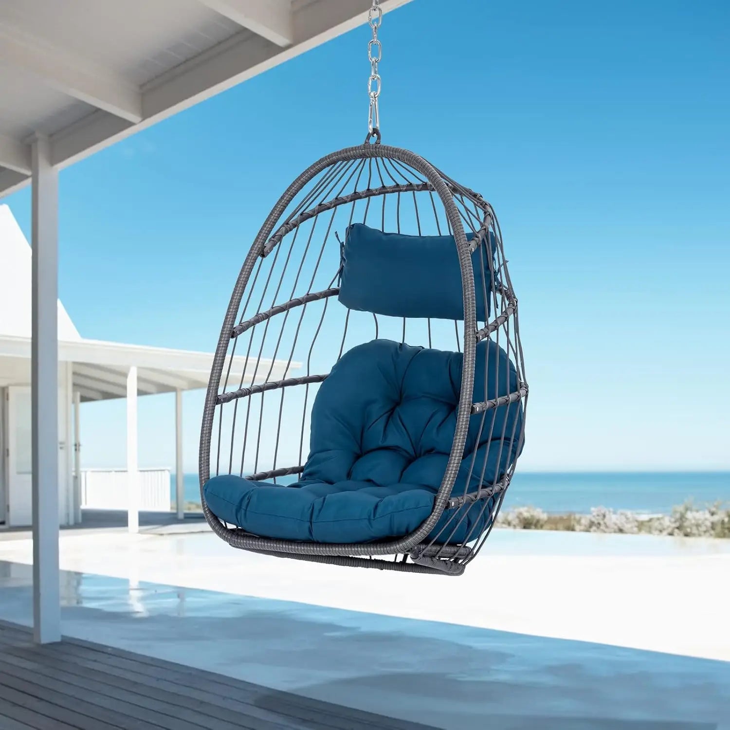 Haven Ridge Foldable Hanging Egg Swing Chair