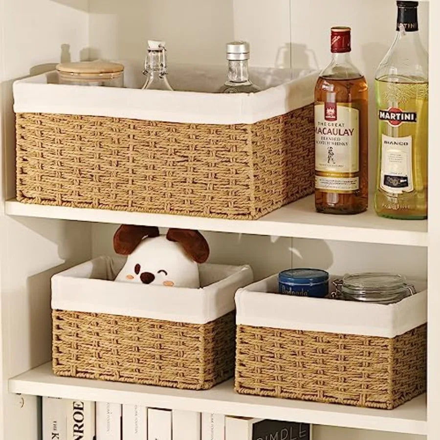 Willow Haven Woven Storage Basket Collection – Set of 3