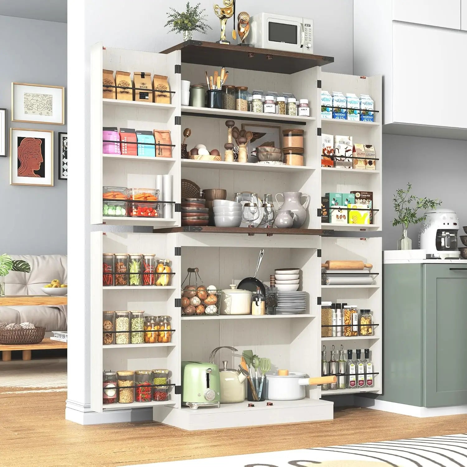 Heritage Farmhouse Pantry Cabinet
