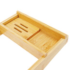 Serenity Spa Expandable Bamboo Bathtub Caddy Tray